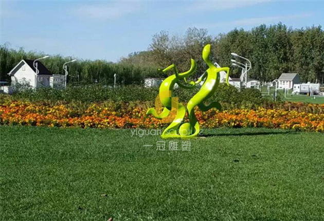 抽象人   玻璃鋼雕塑
